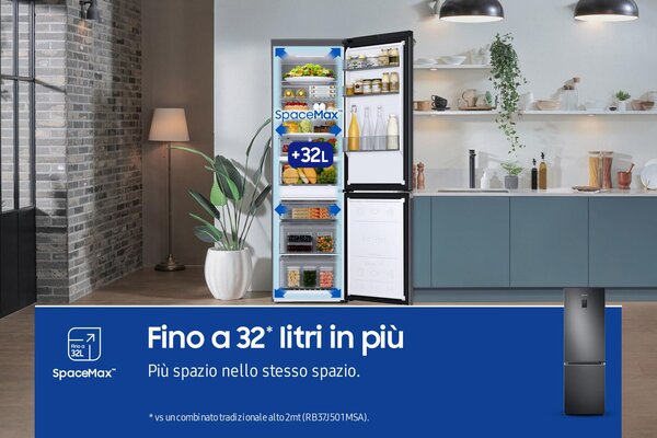 Samsung Frigorifero Combinato No Frost Capacit 344 Litri Classe energetica C colore Grafite - RB34C775CB1