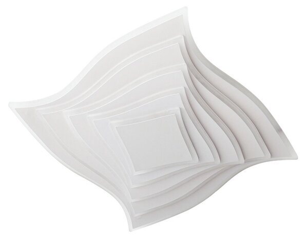 Plafoniera Lindby, Rebeka, dimmerabile, Bianco, Soggiorno, Metallo, Moderno