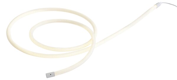 Catena luminosa bianca con spina 3m con LED dimmerabile in Kelvin IP44 - Ropy
