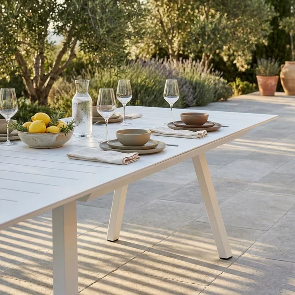 SPLENDOR - tavolo da giardino allungabile in alluminio