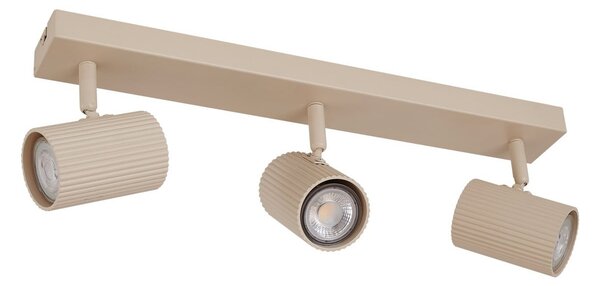 Plafoniera Lindby, Kardis, dimmerabile, Beige, Corridoio, Alluminio, Moderno
