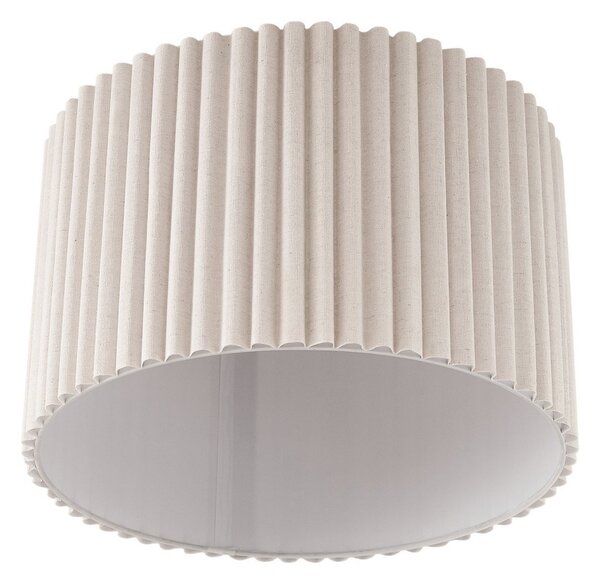 Plafoniera Lindby, Libbie, dimmerabile, Beige, Soggiorno, Tessuto / Tessile, Scandinavo