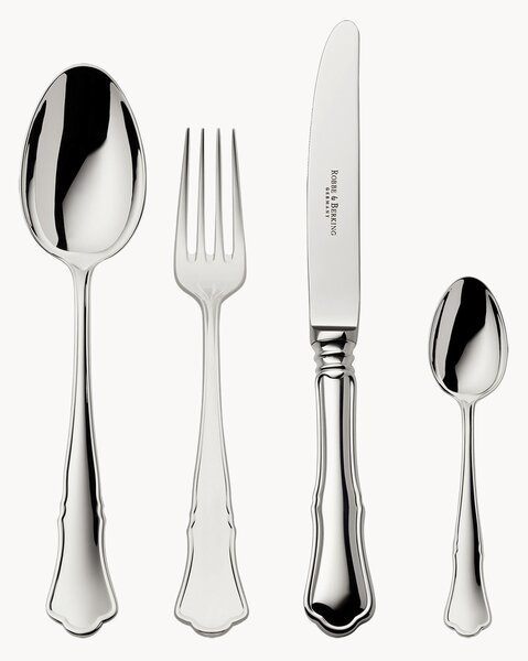Set di posate fatte a mano lucidate a specchio Alt-Chippendale, varie misure