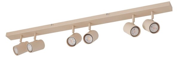 Plafoniera Lindby, Kardis, dimmerabile, Beige, Corridoio, Alluminio, Moderno