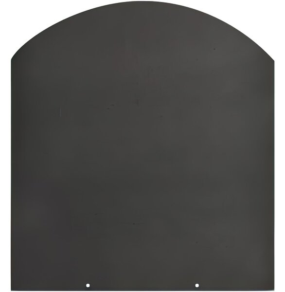 Pedana salvapavimento per stufe a legna e pellet in acciaio 100x90