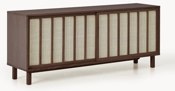 Credenza con frontali in rattan Echo