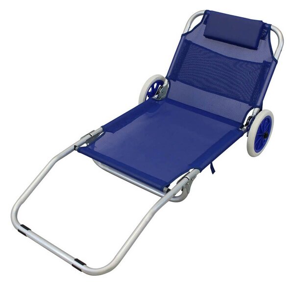 Spiaggina prendisole pieghevole colore casuale cm 145 x 52 x 62 h