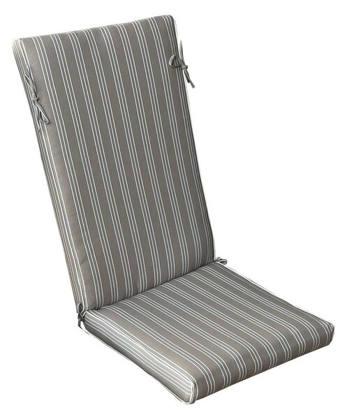 KING - cuscino alto con doppia cucitura idrorepellente a righe