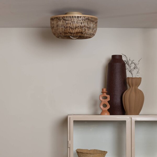 Good & Mojo Plafoniera soffitto Barbados, dimmerabile, Legno chiaro, Soggiorno / Sala da pranzo, bambù, Plafoniera