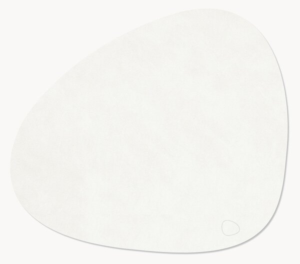 Set di 4 tovagliette americane in pelle fatte a mano Curve