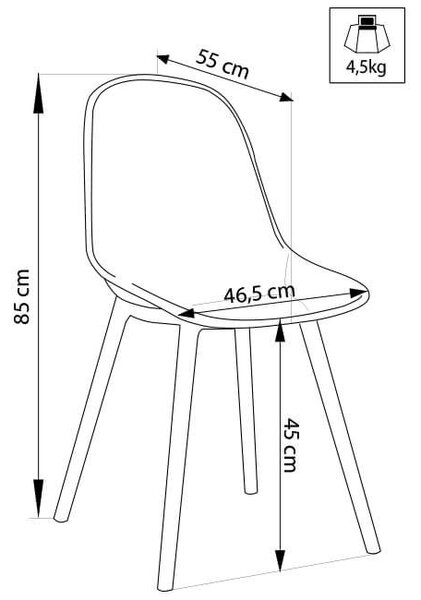 ARLO - sedia in resina