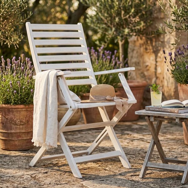 SORTIS - poltrona da giardino pieghevole in legno massiccio di acacia