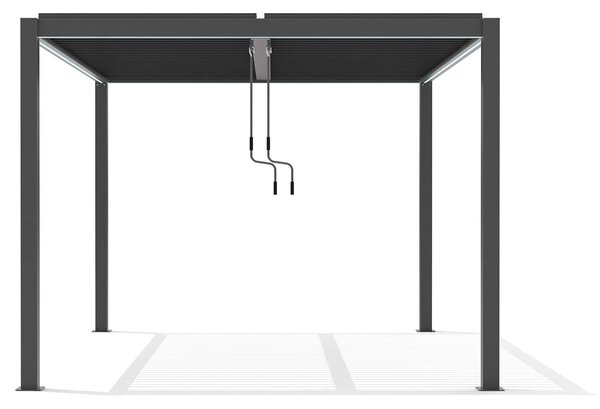 NIMBUS - pergola bioclimatica in alluminio 3 x 3 m
