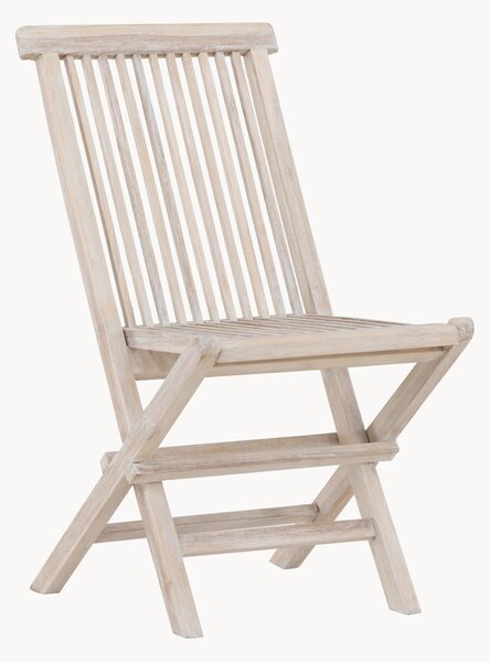 Set di 2 sedie da giardino in legno di teak Kenya