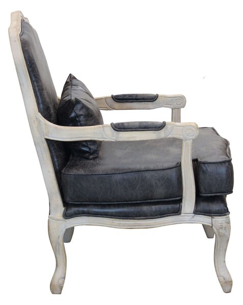 GAZZ - poltrona vintage in ecopelle