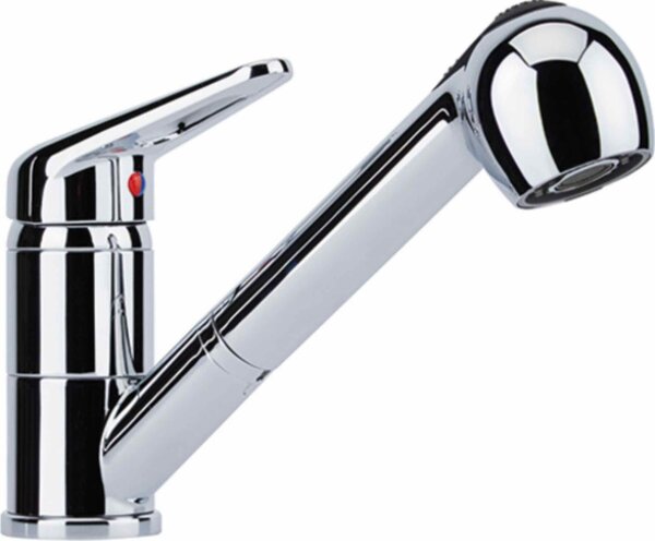 Miscelatore monocomando lavello con doccetta cromata Franke 379315
