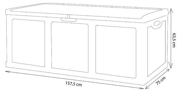 BAU - cassapanca baule da esterno