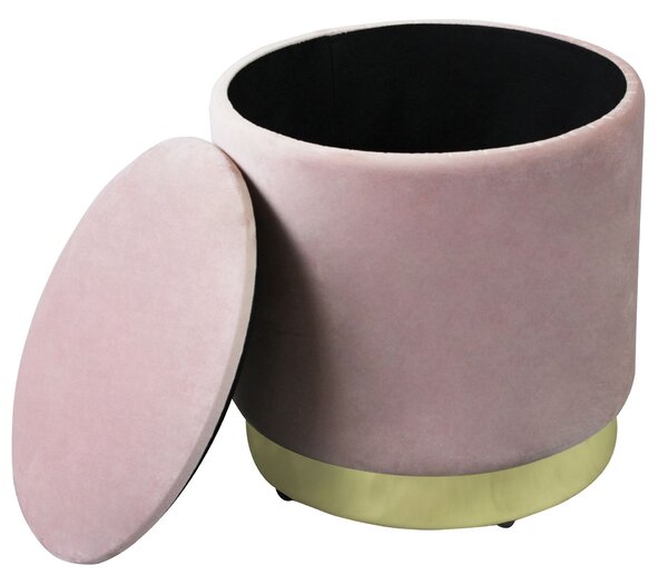 LARA - pouf rotondo in velluto
