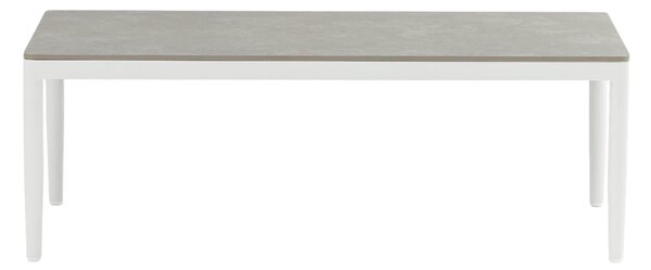 CASCADA - salotto outdoor con struttura in alluminio grigio chiaro, antracite o naturale