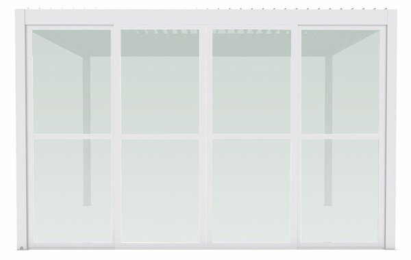 ALABASTER - laterale in policarbonato per pergola bioblimatica 4 m