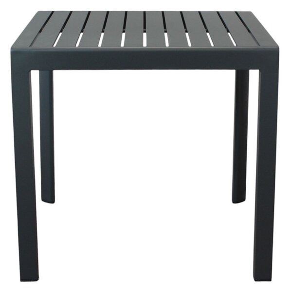 ALBEN - tavolo con struttura in alluminio 80 x 80