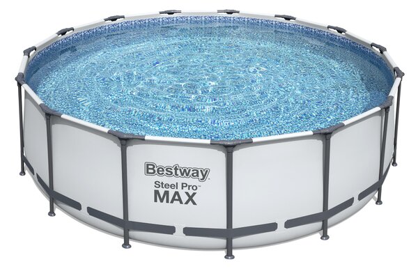 Set completo di piscine con telaio Bestway Steel Pro Max™, rotondo, 457x122cm, 56438