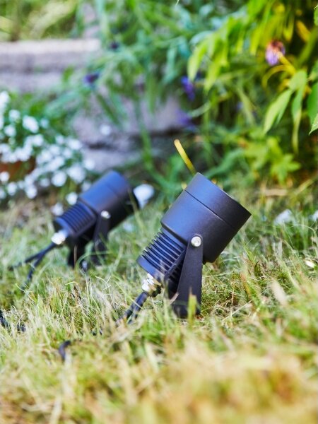Markslöjd 107291 - Lampada da esterno LED GARDEN24 LED/15W/24V IP44 nera