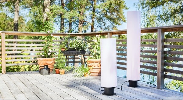 Markslöjd 107985 - Lampada da esterno LED GARDEN24 LED/12W/24V 70 cm IP44 nera