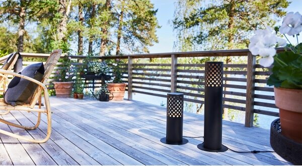 Markslöjd 108175 - Lampada da esterno LED GARDEN24 LED/6W/24V 68 cm IP44 nero