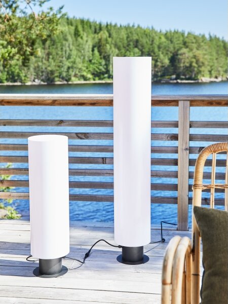 Markslöjd 107985 - Lampada da esterno LED GARDEN24 LED/12W/24V 70 cm IP44 nera