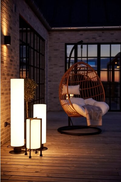 Markslöjd 107985 - Lampada da esterno LED GARDEN24 LED/12W/24V 70 cm IP44 nera