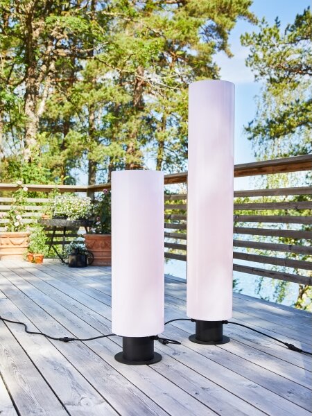 Markslöjd 107985 - Lampada da esterno LED GARDEN24 LED/12W/24V 70 cm IP44 nera