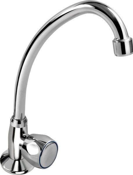 Rubinetto da lavabo a colonna BALLETTO, per acqua fredda, cromo, valvola in Vetroceramica