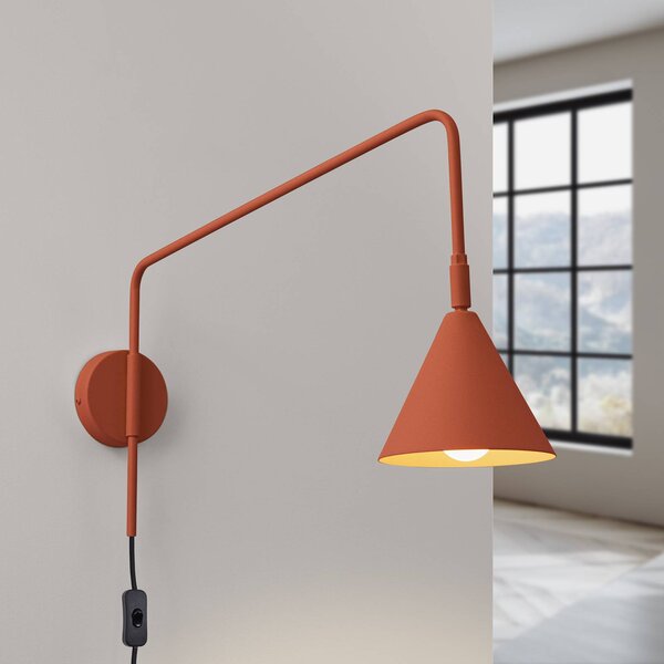 Applique da parete LYS SOLLUX LIGHTING, Marrone / Ruggine, Soggiorno / Sala da pranzo, Metallo, Scandinavo, Applique