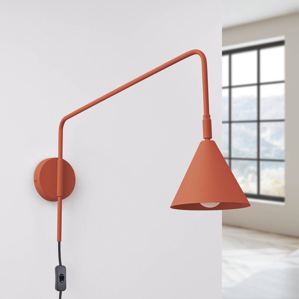 Applique da parete LYS SOLLUX LIGHTING, Marrone / Ruggine, Soggiorno / Sala da pranzo, Metallo, Scandinavo, Applique