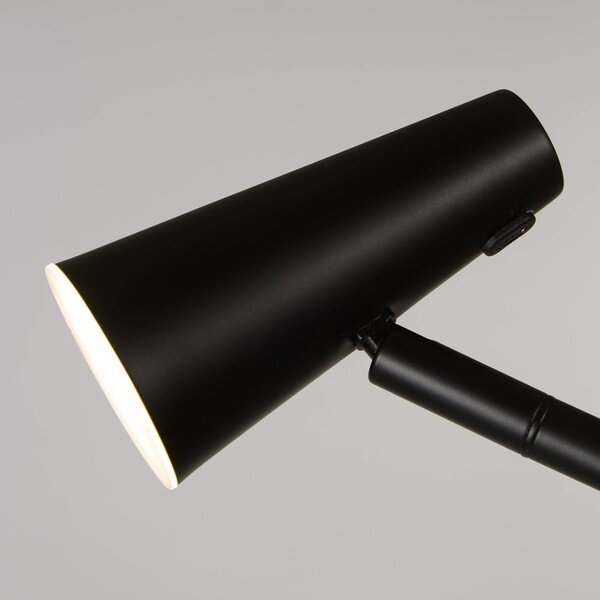 Searchlight Lampada da terra a LED Stehleuchte, dimmerabile, Nero, Soggiorno / Sala da pranzo, Metallo, Moderno, Lampada LED da terra