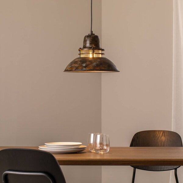 Lampada a sospensione Opviq, dimmerabile, Marrone / Ruggine, Soggiorno / Sala da pranzo, Metallo, Vintage, Lampada a sospensione