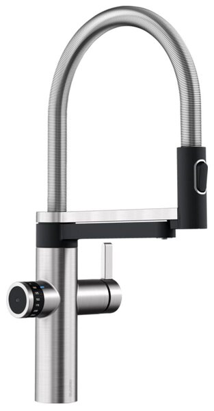 Rubinetto da cucina con funzione filtro Blanco Evol-S acciaio inox opaco 526311