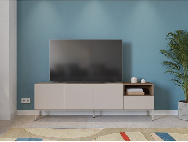 Mobile TV color crema 180x55 cm Cailin - Marckeric