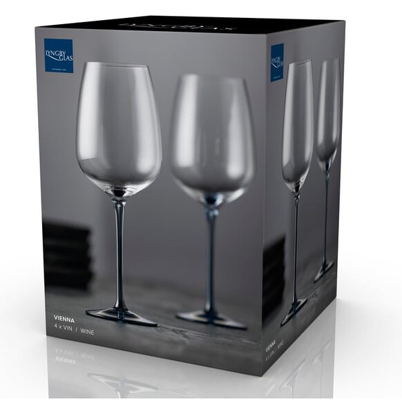 Set di bicchieri da vino 500 ml 4 pz Vienna – Lyngby Glas