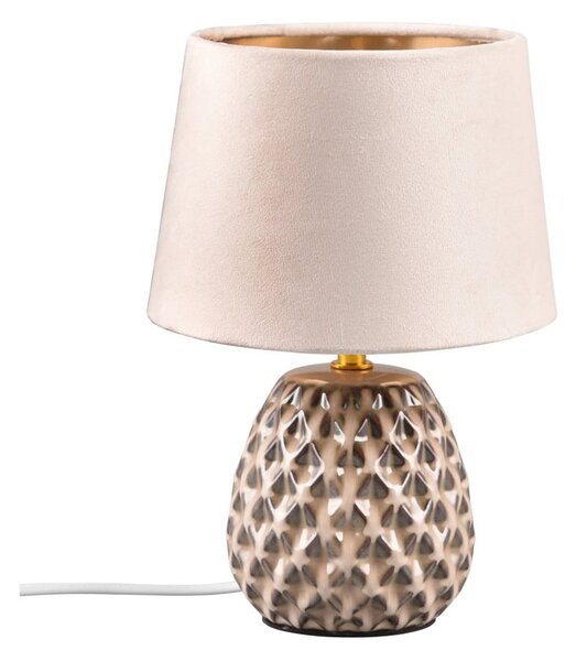 Lampada da tavolo beige (altezza 27 cm) Ariana - Reality