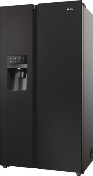 Haier Frigorifero Americano Side by Side Capacit 511 Litri No Frost Classe D colore Nero - HSR5918DIPB