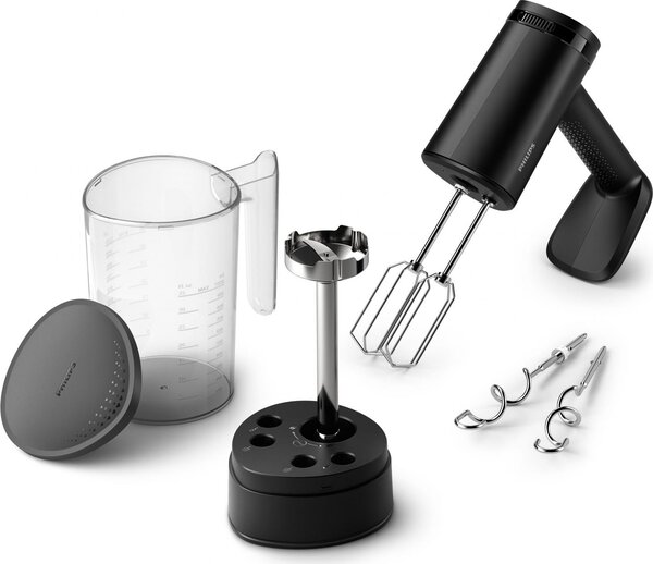 Philips Frullatore a Immersione 2 in 1 con Mixer Sbattitore e Bicchiere Dosatore Potenza 500 Watt 5 Velocit + Turbo - HR3781/10 5000 series