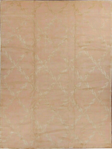 Tappeto Nepal Fine Nepal Floreale Rosa Pesca Ecrù 260x350 Cm