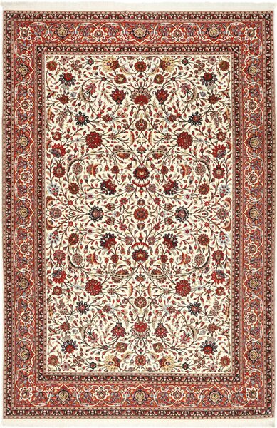 Tappeto Ilaam Persia Floreale Avorio Rosso 196x305 Cm