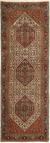 Tappeto Bidjar Persia Geometrico Terracotta Blu Scuro 76x211 Cm