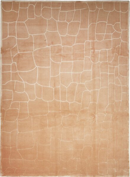 Tappeto Nepal Fine Nepal Organico Sabbia Rosato Chiaro 260x351 Cm