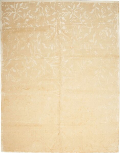 Tappeto Nepal Fine Nepal Floreale Beige Chiaro 200x250 Cm