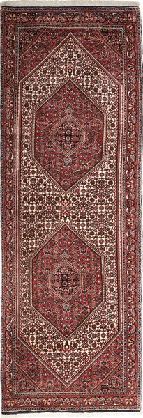 Tappeto Bidjar Persia Floreale Rosso Crema 77x220 Cm