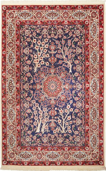 Tappeto Ilaam Persia Medaglione Blu Rosso 104x160 Cm